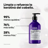 SHAMPOO LOREAL KERATIN ALPHA SLEEK 500ML