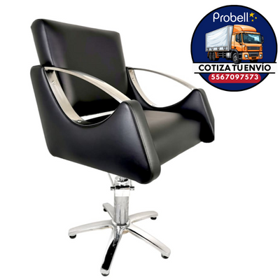 SILLON CORTE ELBY NEGRO LISO