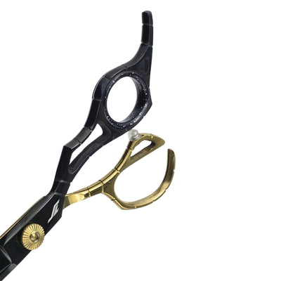 TIJERA CORTE NEGRA/DORADA 7 PULG STARLINE