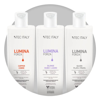 TRATAMIENTO TEC ITALY LUMINA FORZA RUBIO 300ML