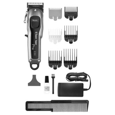 WAHL SUPER TAPER PRO SILVER 3027719 + PAPEL BCO