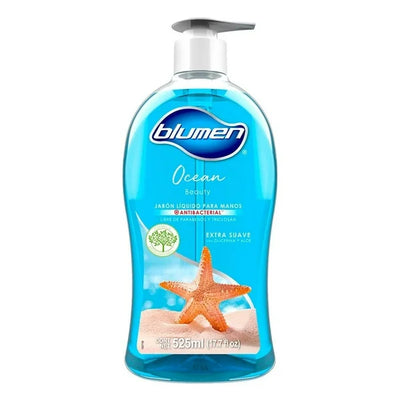 JABON LIQUIDO BLUMEN MANOS OCEAN ANTIBACTERIAL 525ML