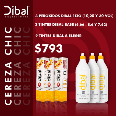 PAQUETE DIBAL CEREZA CHIC