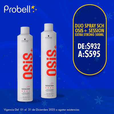 PROMO SPRAY SCHW OSIS+ SESSION 500ML C/2 PZS