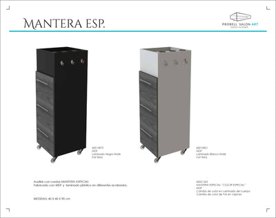 AUXILIAR MANTERA A01-COLOR ESP LAM & FOIL CAJON