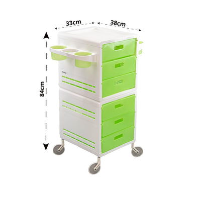 CARRITO AUX CERIOTTI BLANCO & VERDE