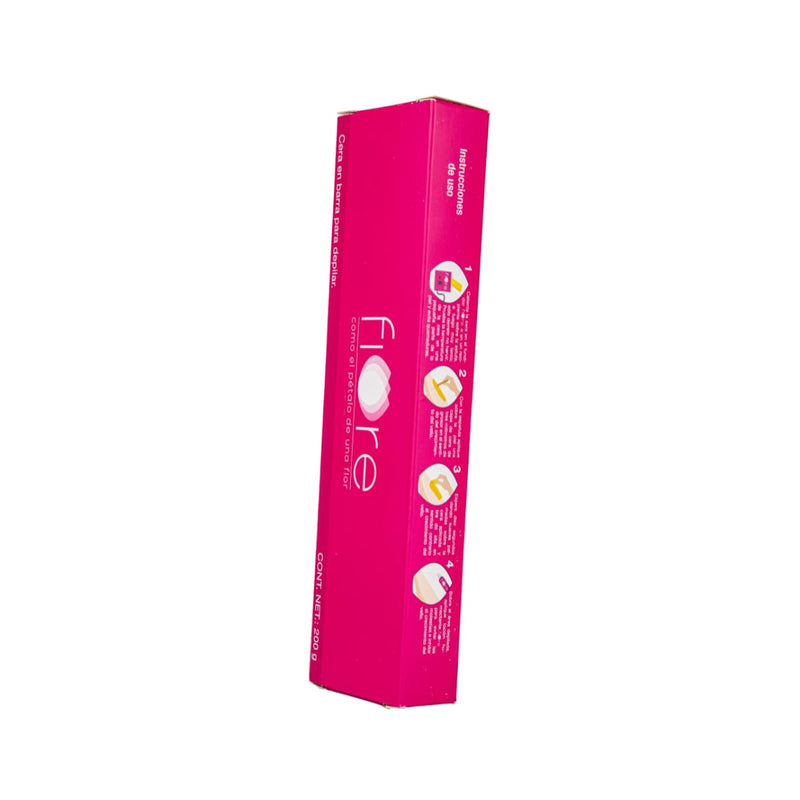 CERA CILINDRICA FIORE ROJA 300GR