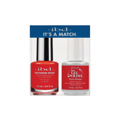 ESMALTE IBD DUO VIXEN ROUGE 65511