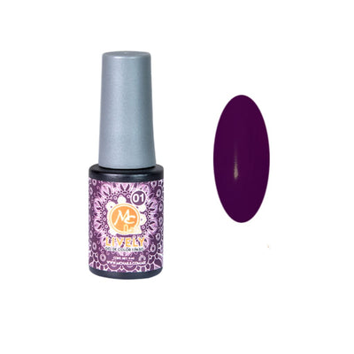 ESMALTE  MC NAILS GEL 1 PASO LIVELY-001 9ML