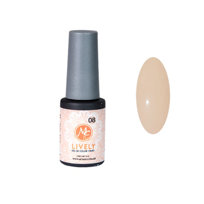 ESMALTE  MC NAILS GEL 1 PASO LIVELY-008 9ML