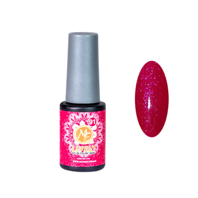 ESMALTE  MC NAILS GEL 1 PASO LIVELY-091 9ML