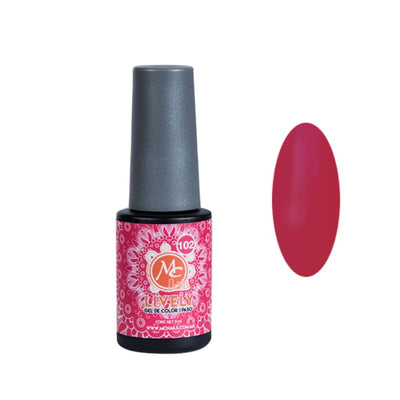 ESMALTE  MC NAILS GEL 1 PASO LIVELY-102 9ML