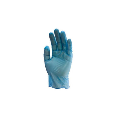 GUANTE GLOBUSMAN AZUL VINILO C/100