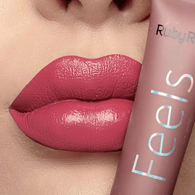 LABIAL LIQUIDO FEELS RUBY ROSE TONO-355 HB-8229 9.5ML