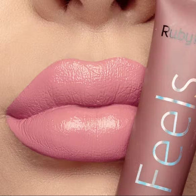 LABIAL LIQUIDO FEELS RUBY ROSE TONO-357 HB-8229 9.5ML