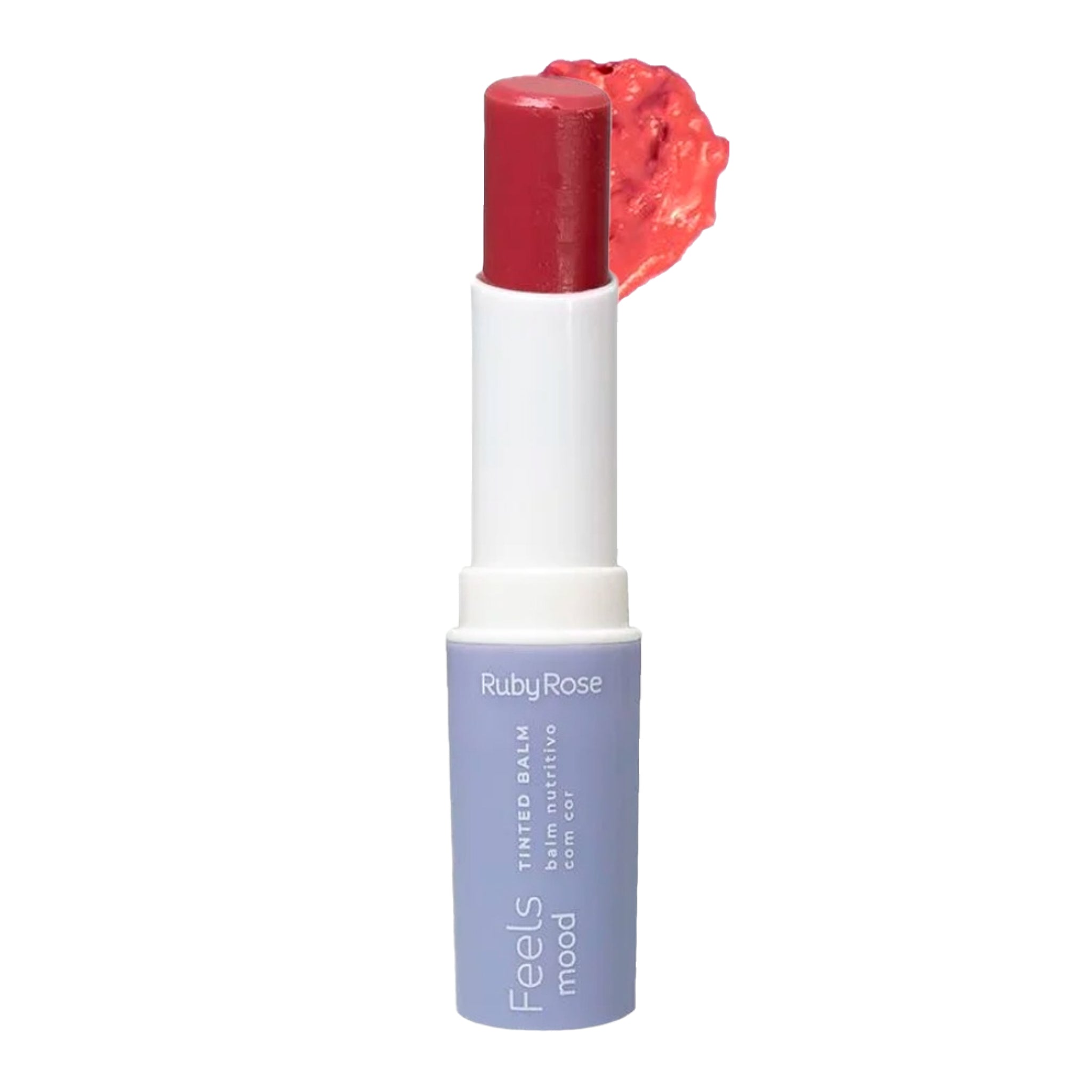 PROMO LABIAL NUTRITIVO FEELS MOOD RUBY ROSE T20-TINTED ROSE HB-8519 3G ...