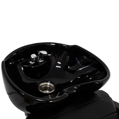 LAVABO CERAMICA S6171 NEGRO