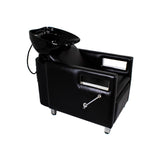 LAVABO ESCUADRY NEGRO TARJA NEGRA BASCULANTE