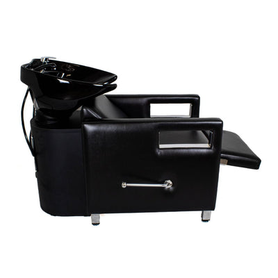 LAVABO ESCUADRY NEGRO TARJA NEGRA BASCULANTE