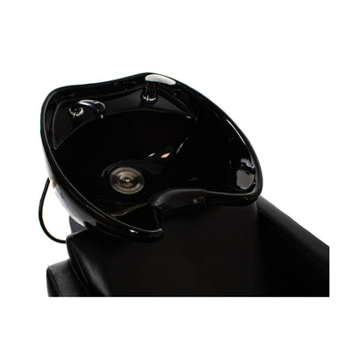 LAVABO ESCUADRY NEGRO TARJA NEGRA BASCULANTE