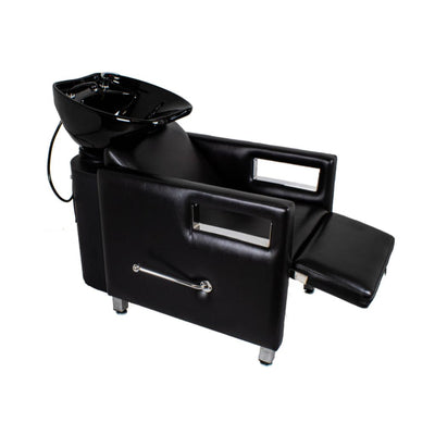 LAVABO ESCUADRY NEGRO TARJA NEGRA BASCULANTE