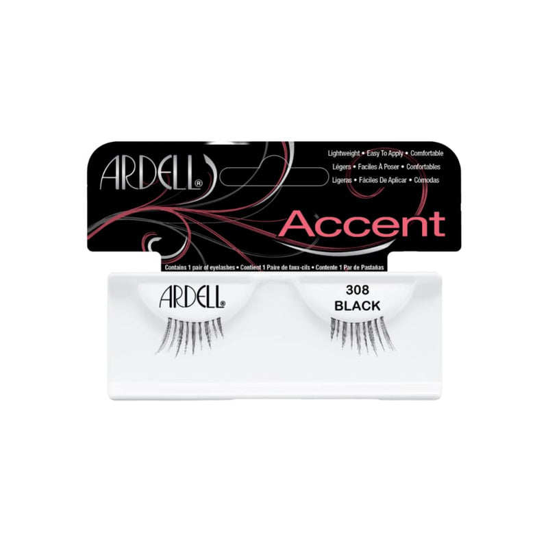 PESTAÑA ARDELL ACCENT 308 BLACK 61308