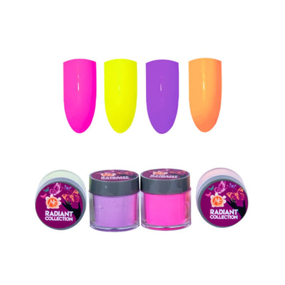 POLVO ACRILICO MC NAILS RADIANT COLLECTION FIUSHA C/4PZS