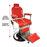 SILLON BARBERO BM88024-A ROJO