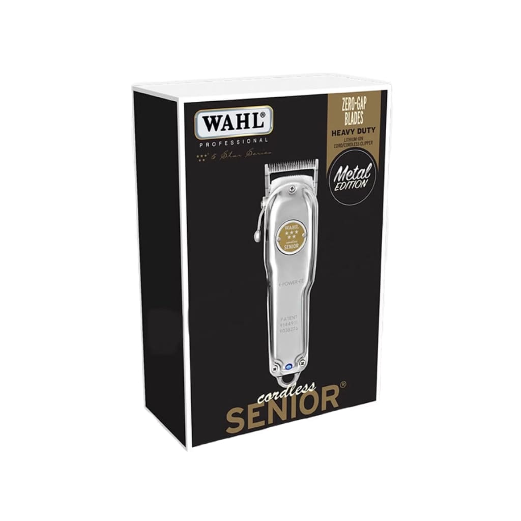 5 Star Cordless Senior Clipper Metal Edition with Charge Stand, Plated 5 Star Cordless Senior Clipper Metal Edition with Charge Stand, Plated